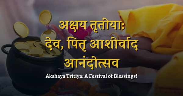 अक्षय तृतीया: देव, पितृ आशीर्वाद आनंदोत्सव Akshaya Tritiya: A Festival of Blessings!