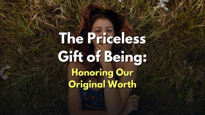 Dnyan Power Cover The priceless Gift of Being Honoring Our Original Worth