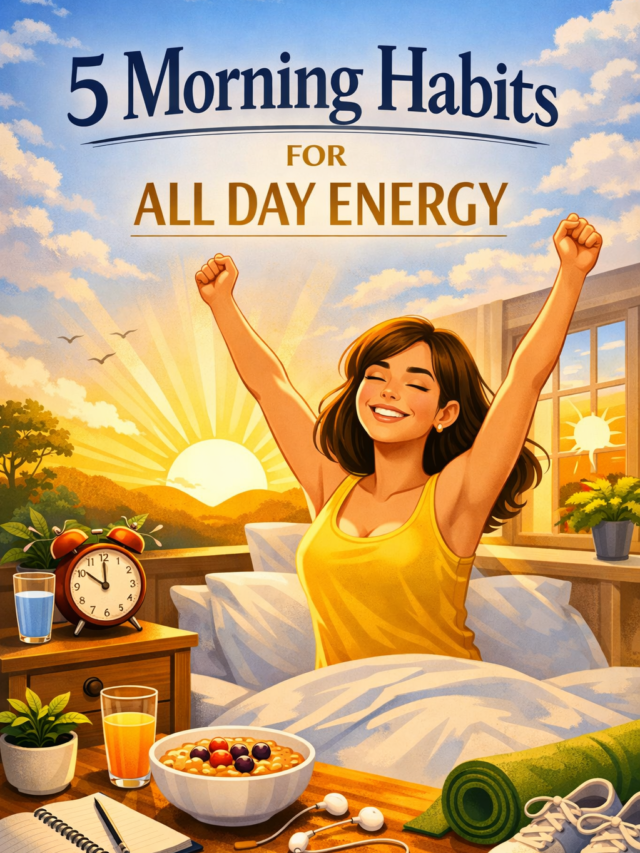 5 Morning Habits for All Day Energy